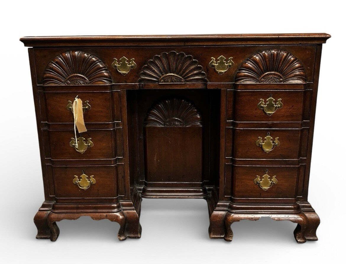 Antique Mahogany Rhode Island Desk, In The Style Of John Townsend. photo furniture