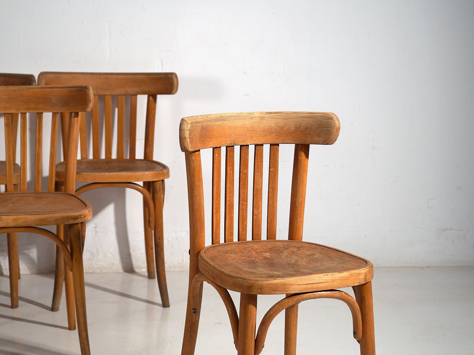 Antique Thonet Bistro Chairs (C.1920). Set Of 6 Pieces #4 photo furniture