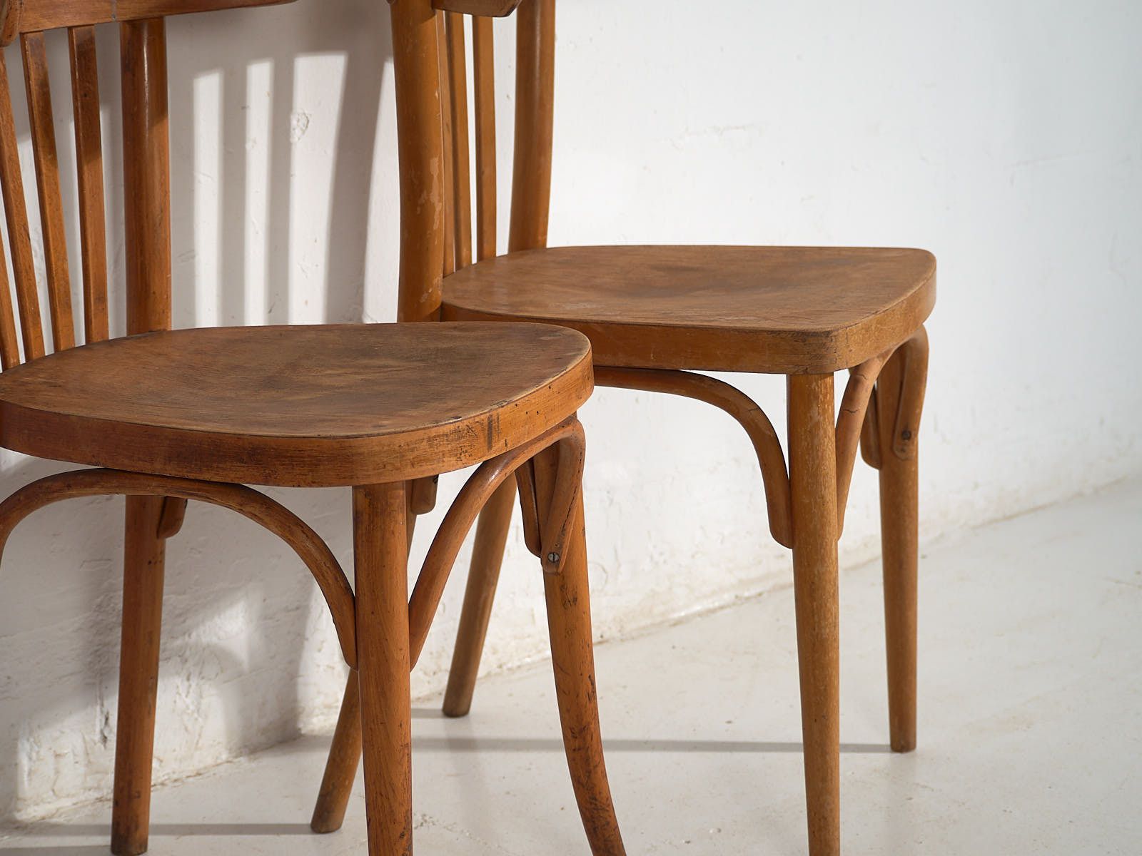 Antique Thonet Bistro Chairs (C.1920). Set Of 6 Pieces #4 photo Furniture