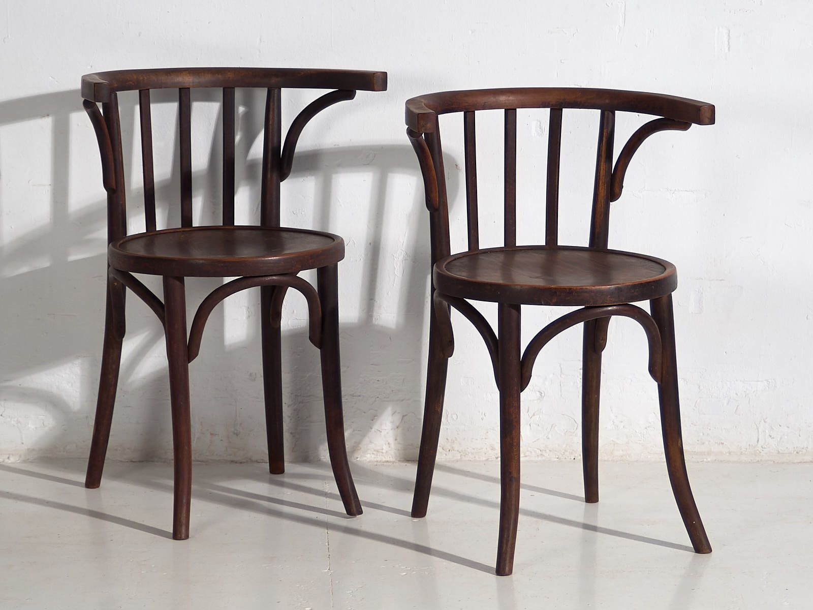 Thonet Antique Chairs With Armrests (C.1920). Set Of 4 Pieces #3 photo Furniture