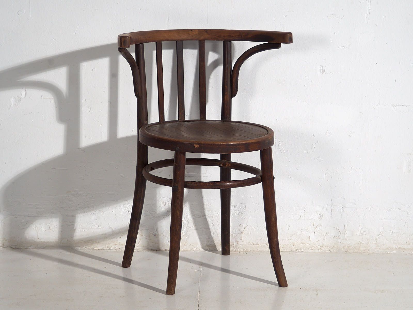 679.0 Thonet Antique Chairs With Armrests (C.1920). Set Of 4 Pieces #3 photo