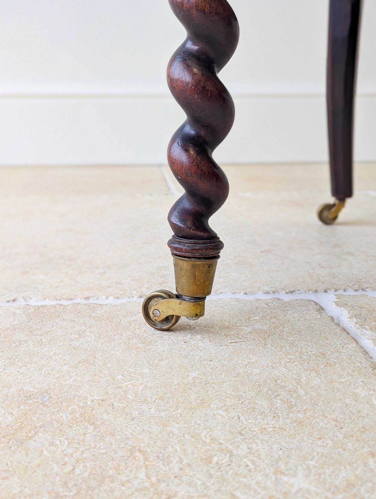 photo for sale Antique Victorian Rosewood Barley Twist Side Chair C.1880