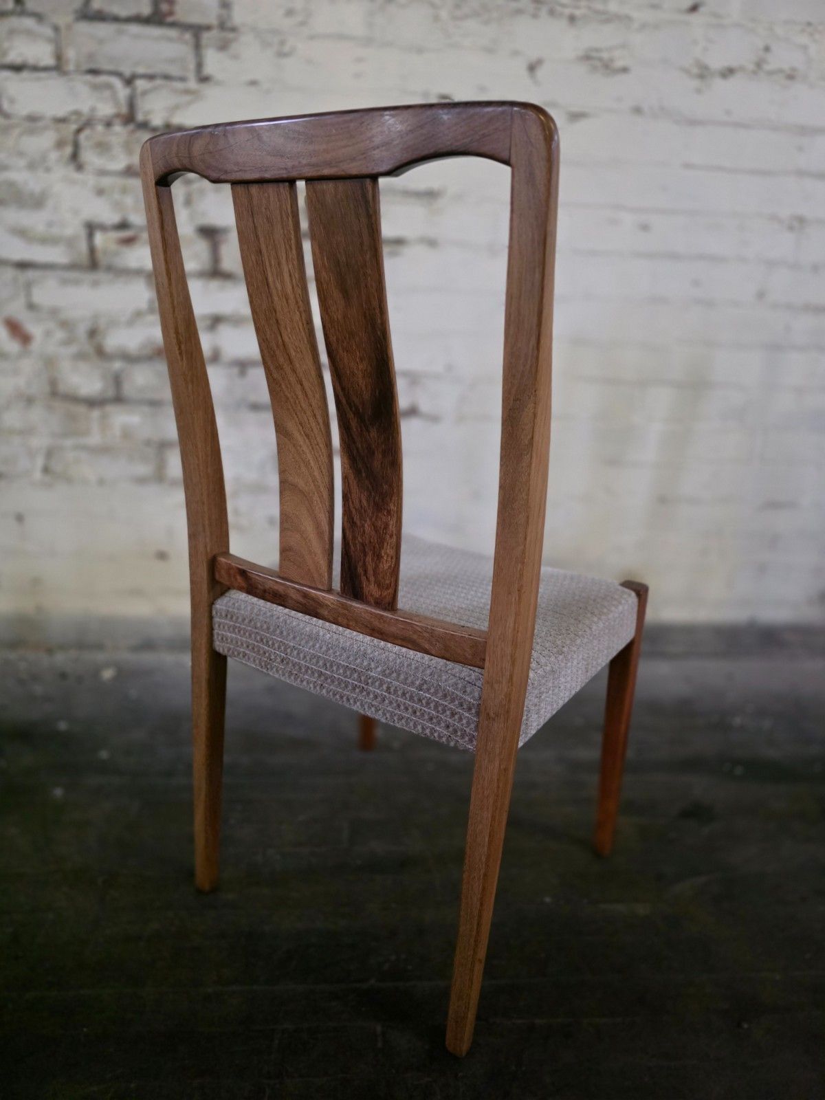 photo for sale Set Of 4 Mid Century Rosewood Dining Chairs Troeds