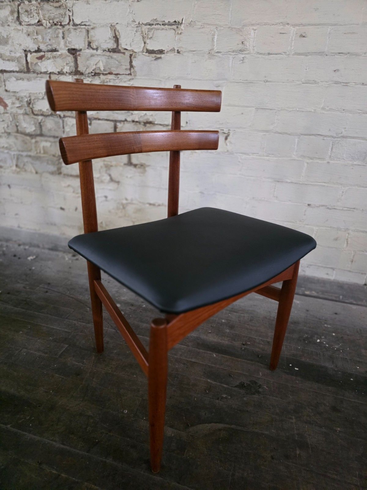 photo vinterior Set Of 6 Danish Teak Mid Century Model 30 Dining Chairs By Poulm Hundevad