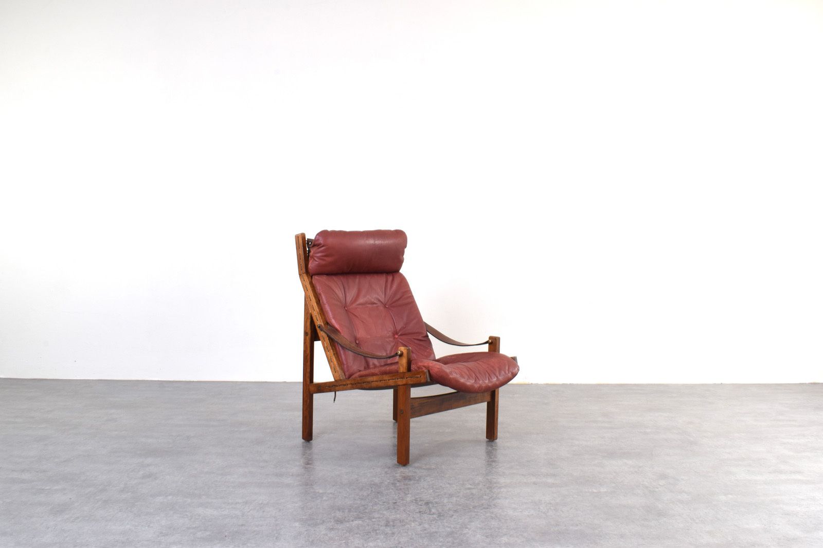 Mid Century Hunter Lounge Chair By Torbjørn Afdal For Bruksbo, 1960s.