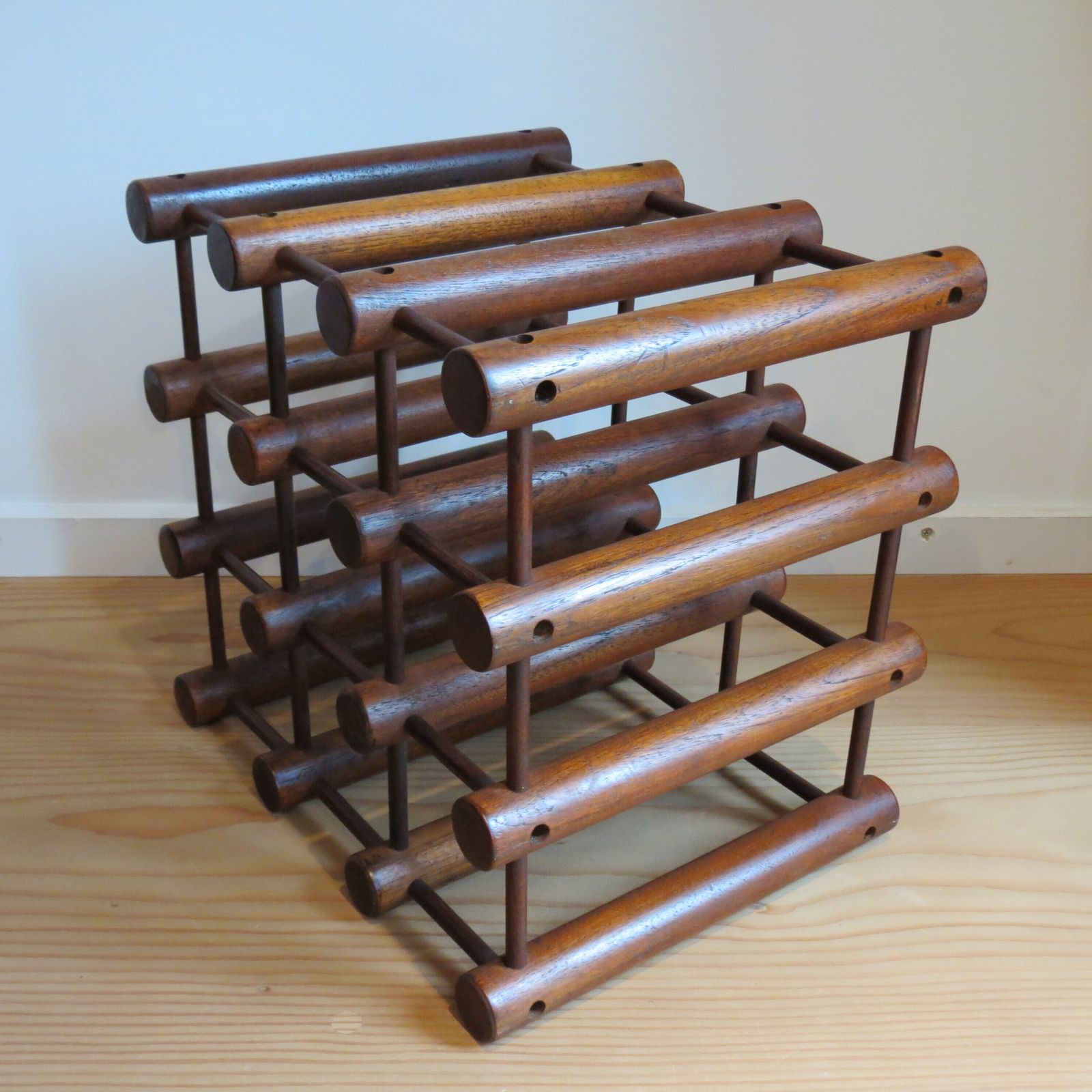 Danish Wine Rack By Richard Nissen For Nissen Langaa photo vinterior