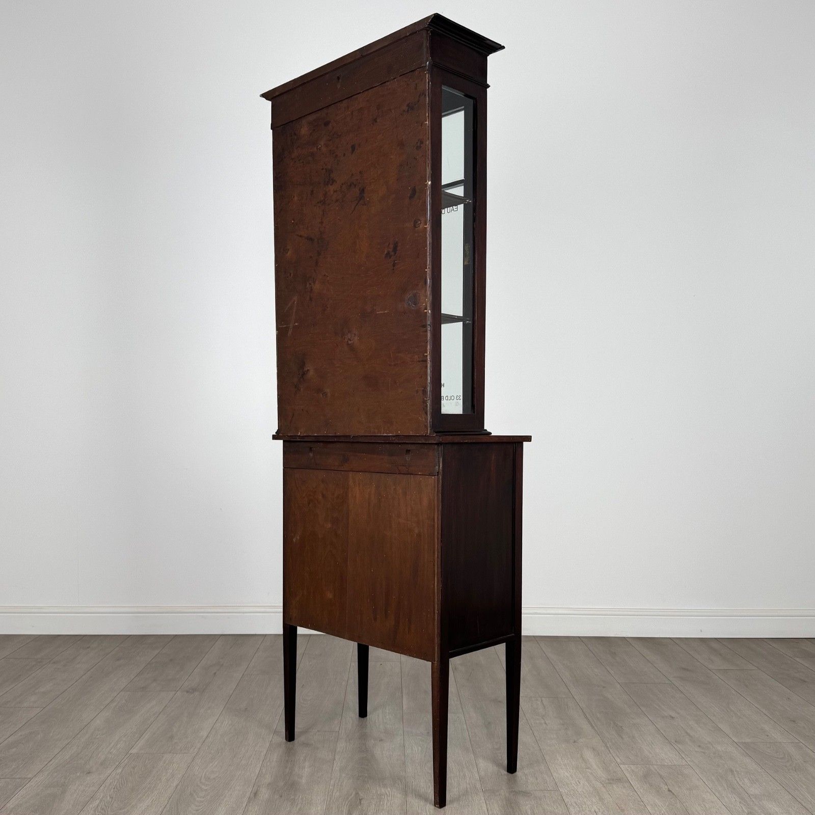 Antique 20th Century Unique Display Cabinet In Mahogany photo buy