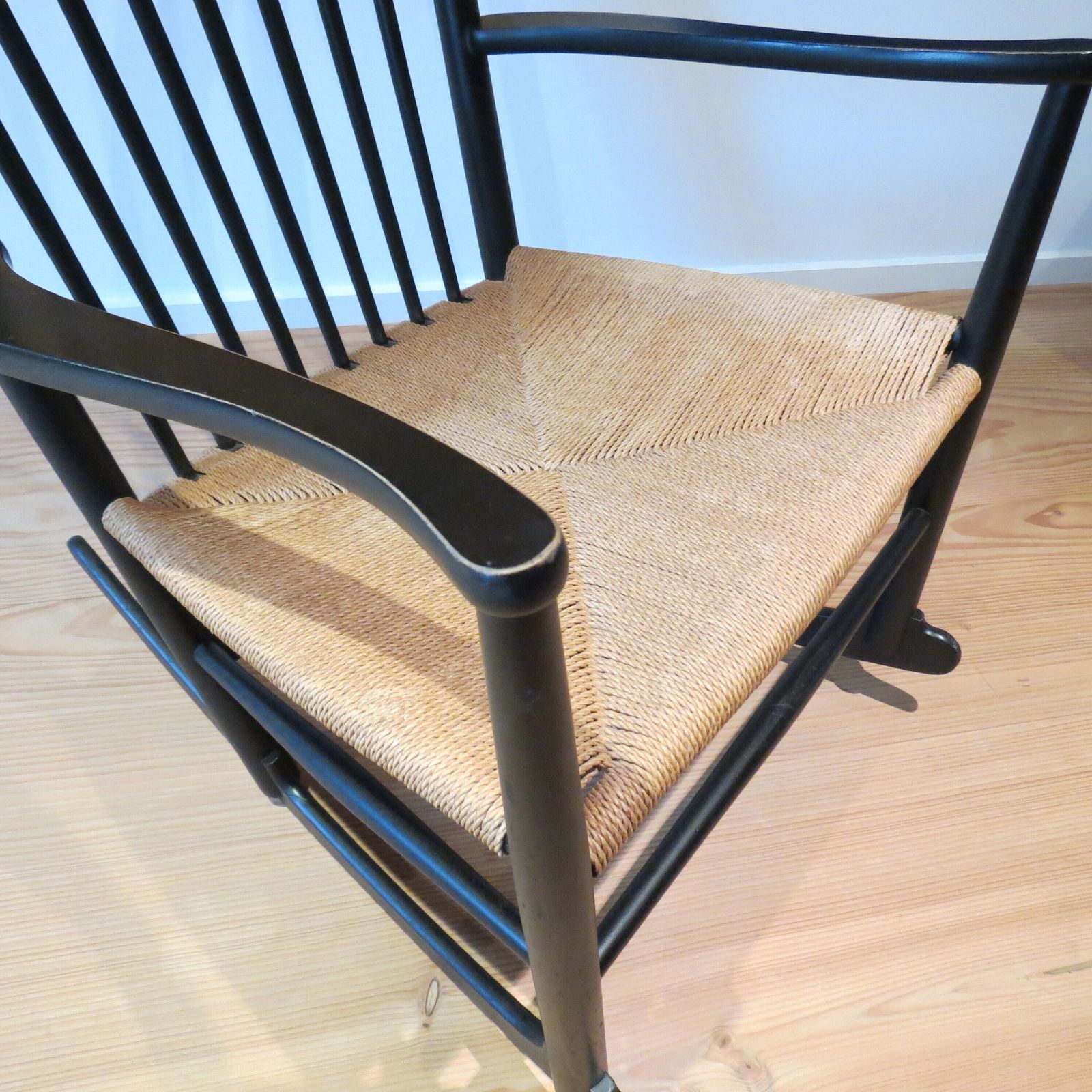 Original Vintage J16 Rocking Chair Hans J Wegner Fdb Mobler Danish 1963 photo 995.0