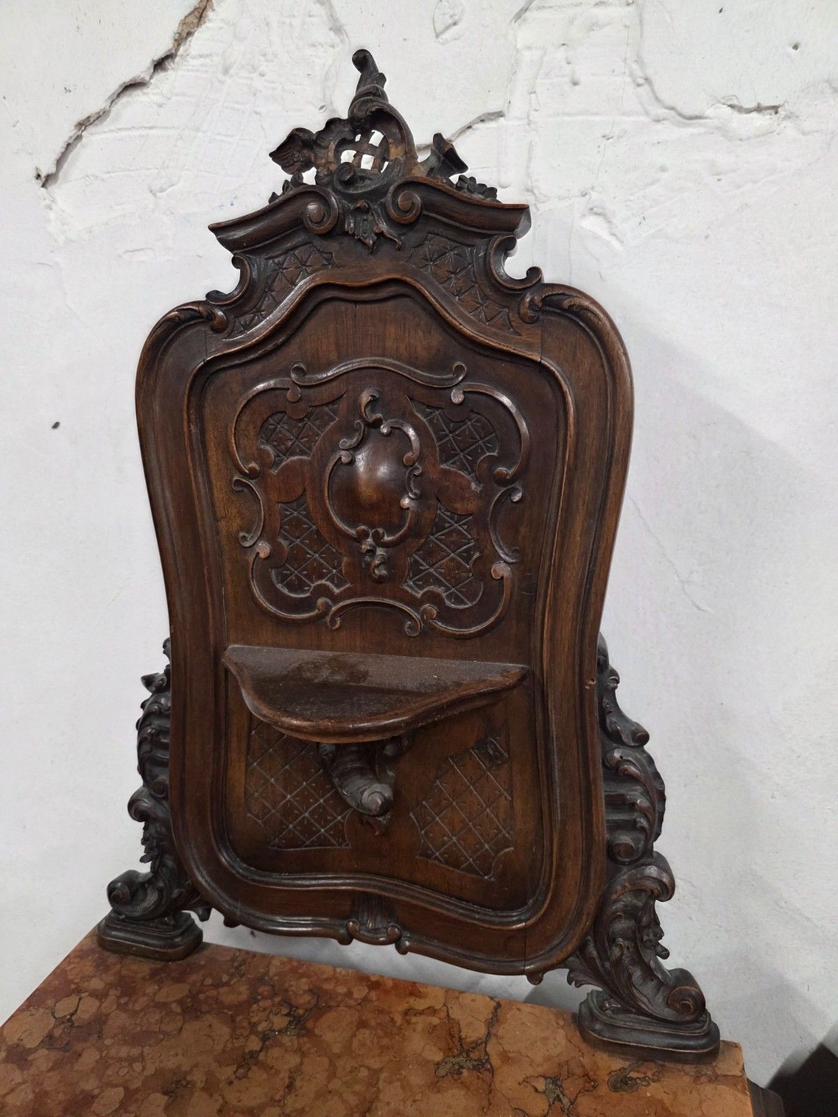 A Pair Of Antique French Marble Top Bedsides Cabinets photo vinterior