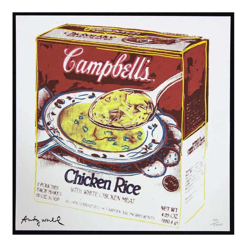 1986 Carnegie Museum Of Art After Andy Warhol "Campbell's Soup Box" Lithograph