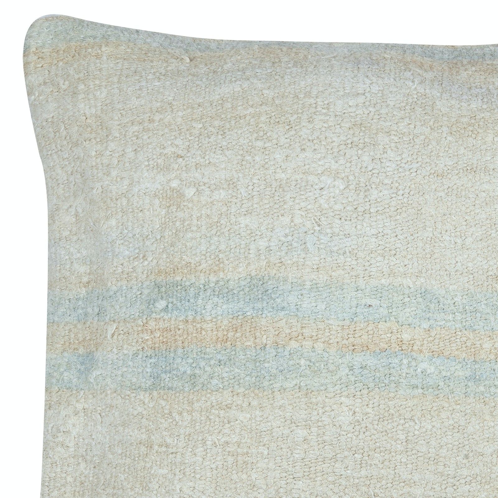 23"X22" Vintage Kilim Accent Pillow Cover. Handwoven Turkish Hemp Cushion Cover photo for sale
