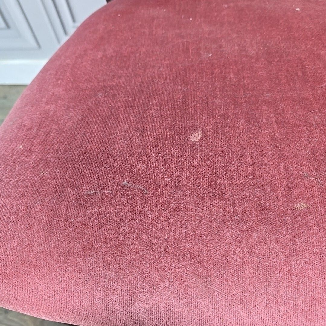 photo furniture Antique Georgian Chair Upholstered Shield Back Hepplewhite Mahogany
