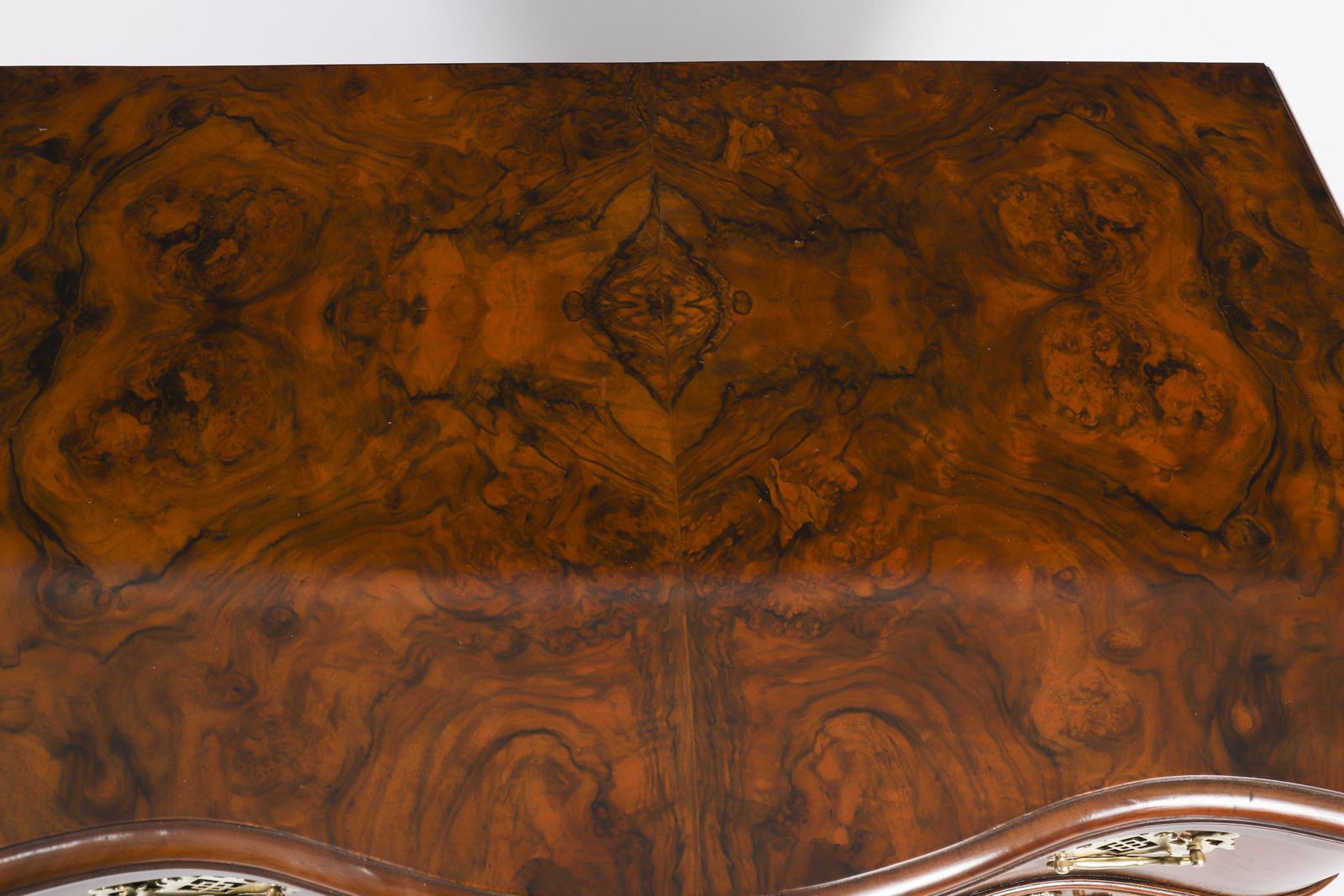 Antique Rare Bavarian Burr Walnut Commode C.1760 18th C photo for sale
