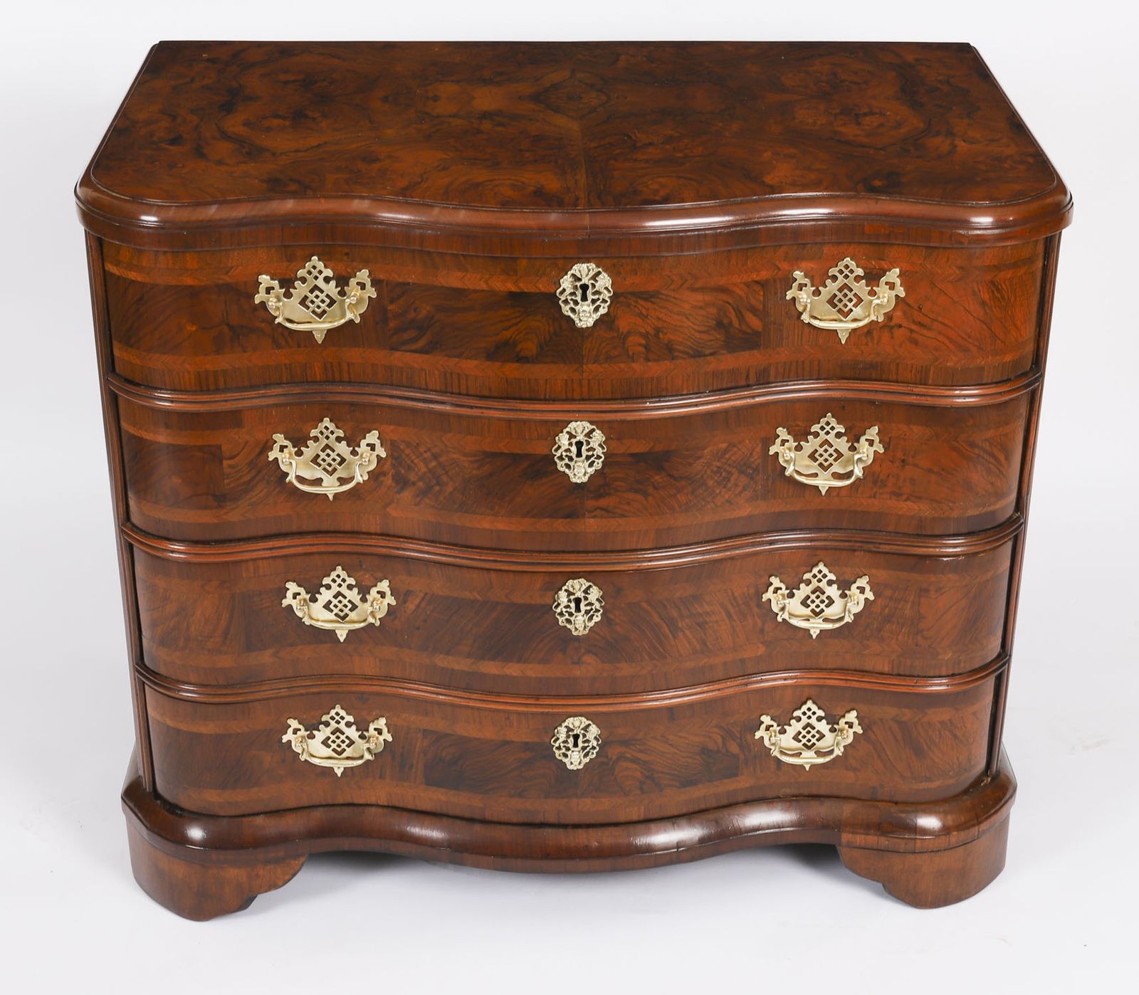 photo buy Antique Rare Bavarian Burr Walnut Commode C.1760 18th C