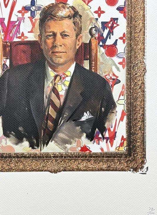 Death Nyc   John F. Kennedy And Louis Vuitton   Limited Edition With Certificate photo Art
