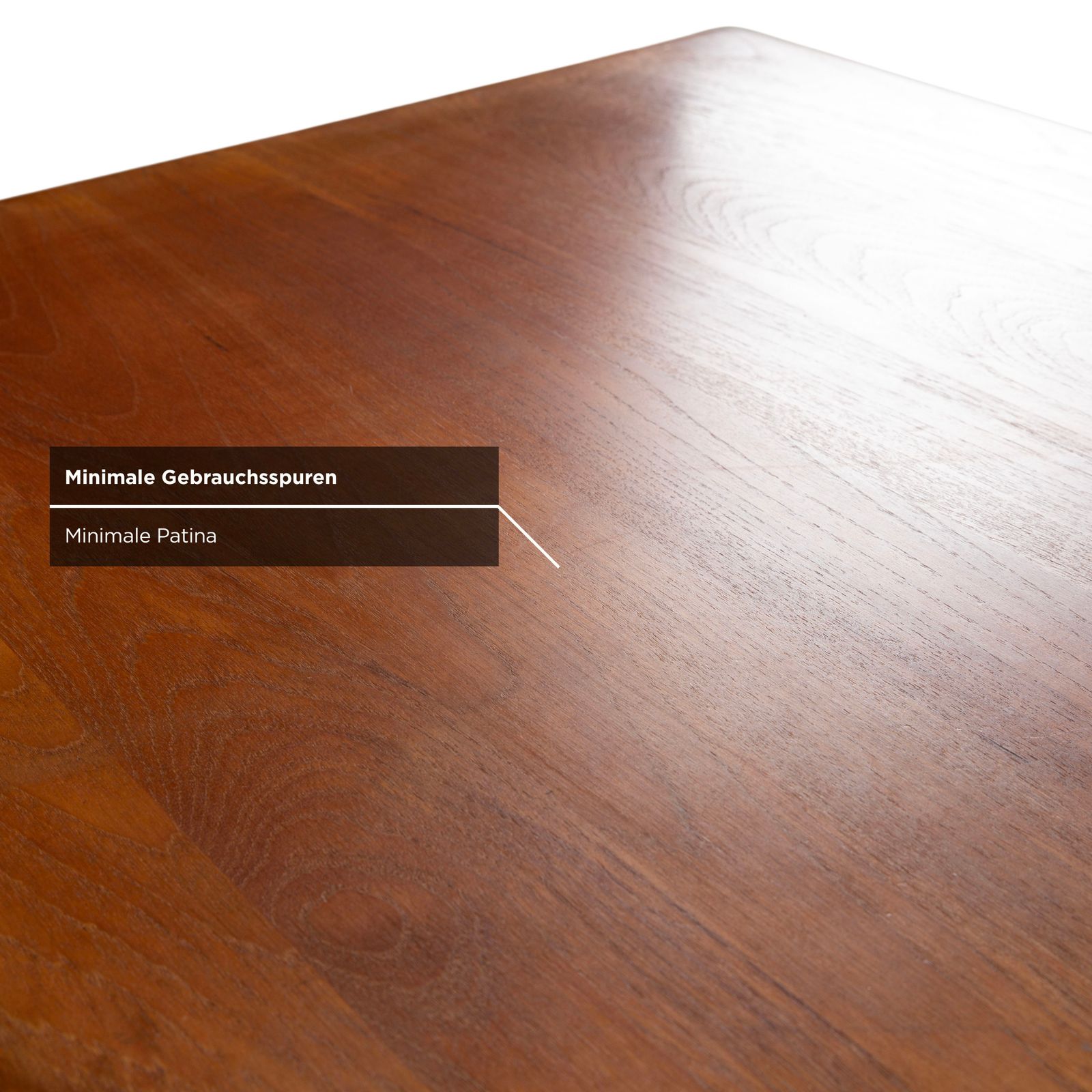 Mid Century Wooden Coffee Table, Brown Vintage Teak photo vinterior