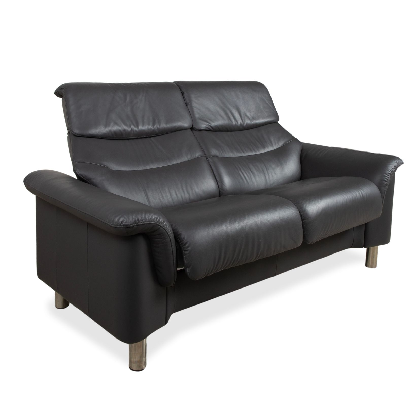 Canapé 2 places Stressless Como en cuir vert photo Mobilier