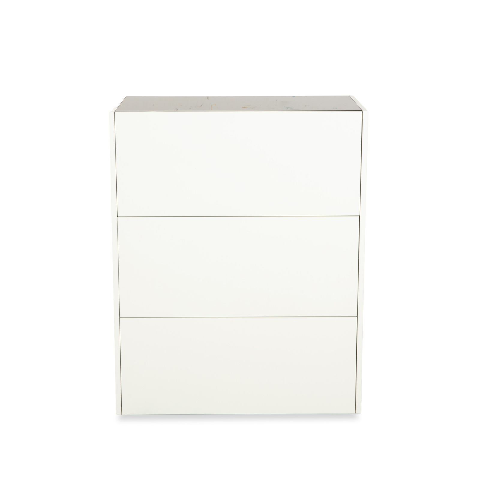 photo furniture Buffet Interlübke Cube en bois blanc