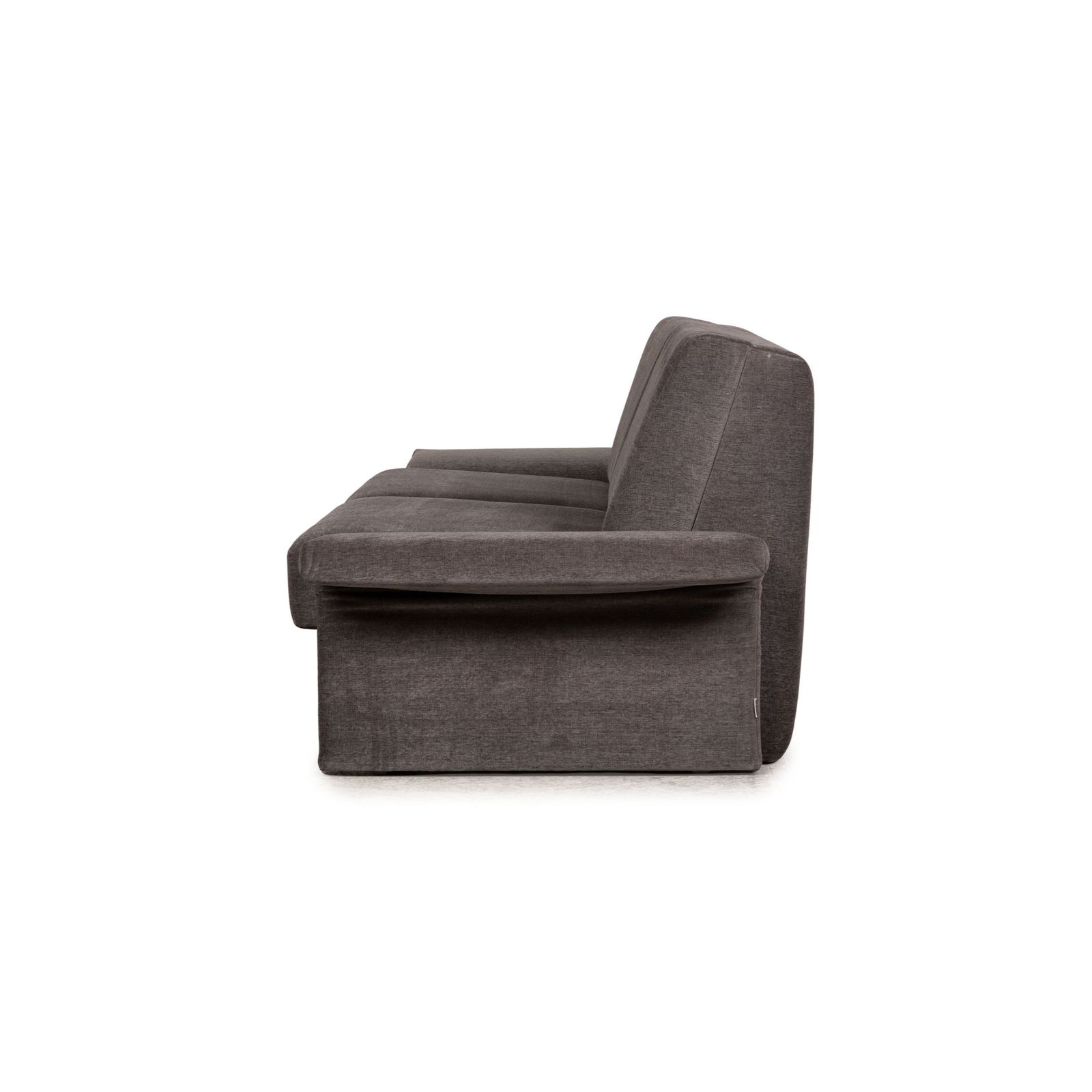 Mobilier Canapé Brühl Cara en tissu gris 2 places avec fonction couchage photo