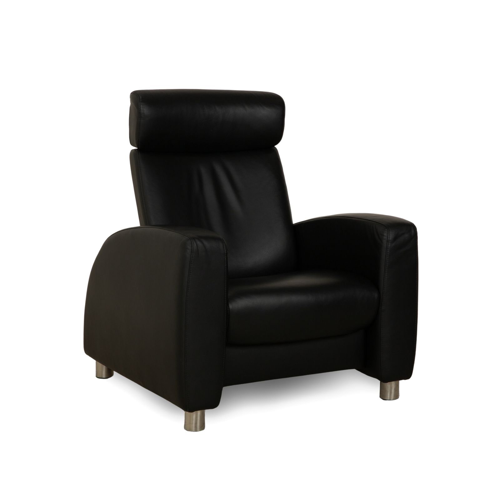 Stressless Arion Leather Armchair Black Manual Function