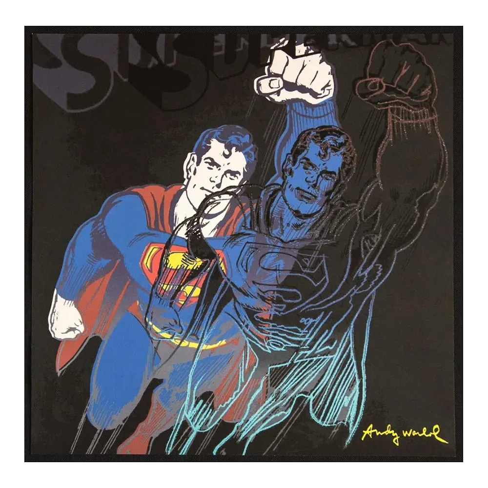 1986 Carnegie Museum Of Art After Andy Warhol "Superman" Lithograph