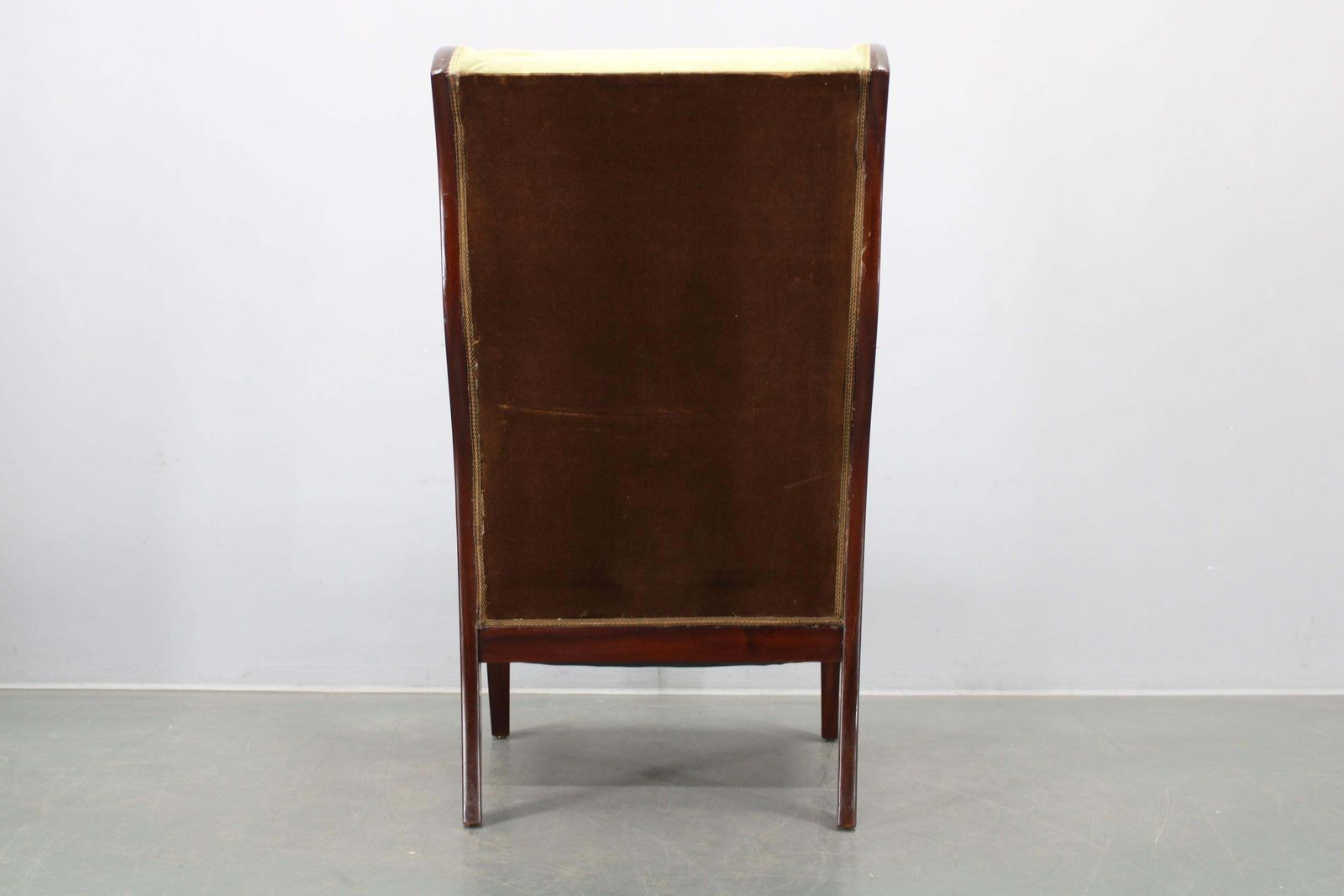 Danish Mid Century Wingback Armchair By Frits Henningsen, 1950s photo vinterior