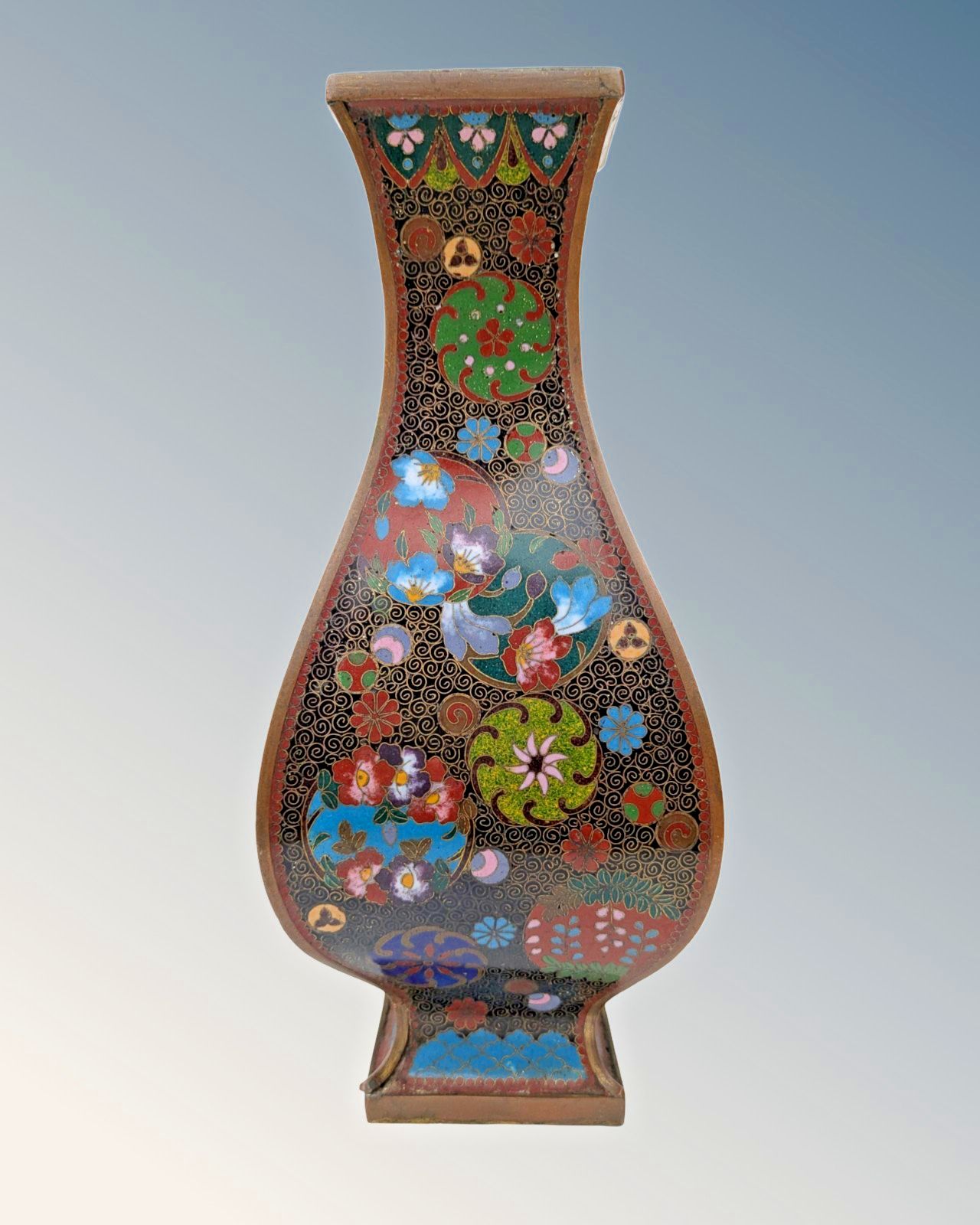 Good Quality Pair Of Chinese Cloisonne Vases Qing Period photo furniture