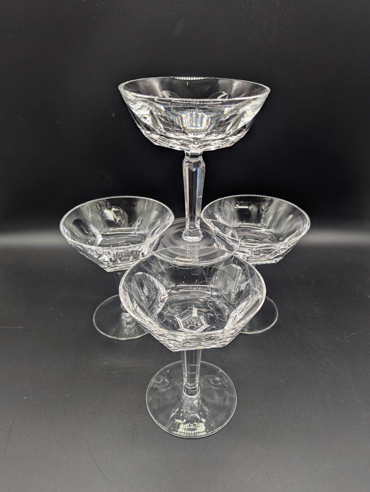 Champagne Coupes — Set Of 6 Waterford Full Size Coupes photo for sale