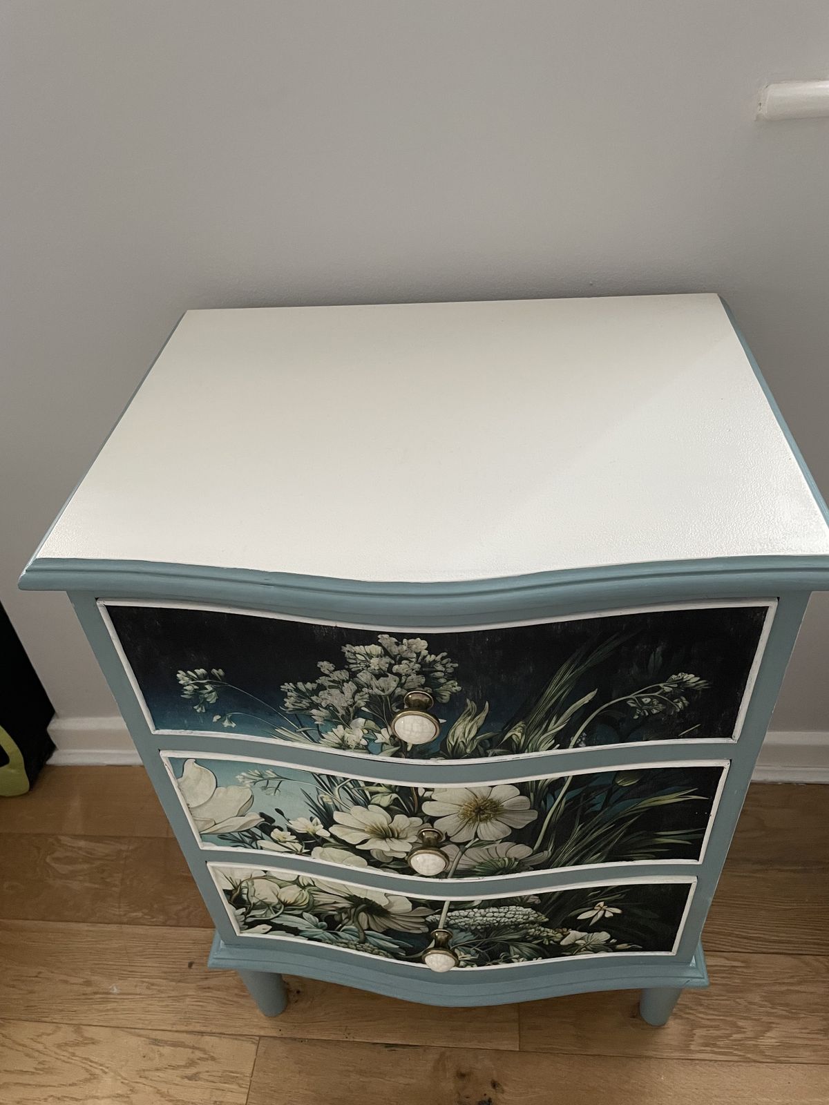 Refurbished, Decoupaged Chest Of Drawers photo furniture