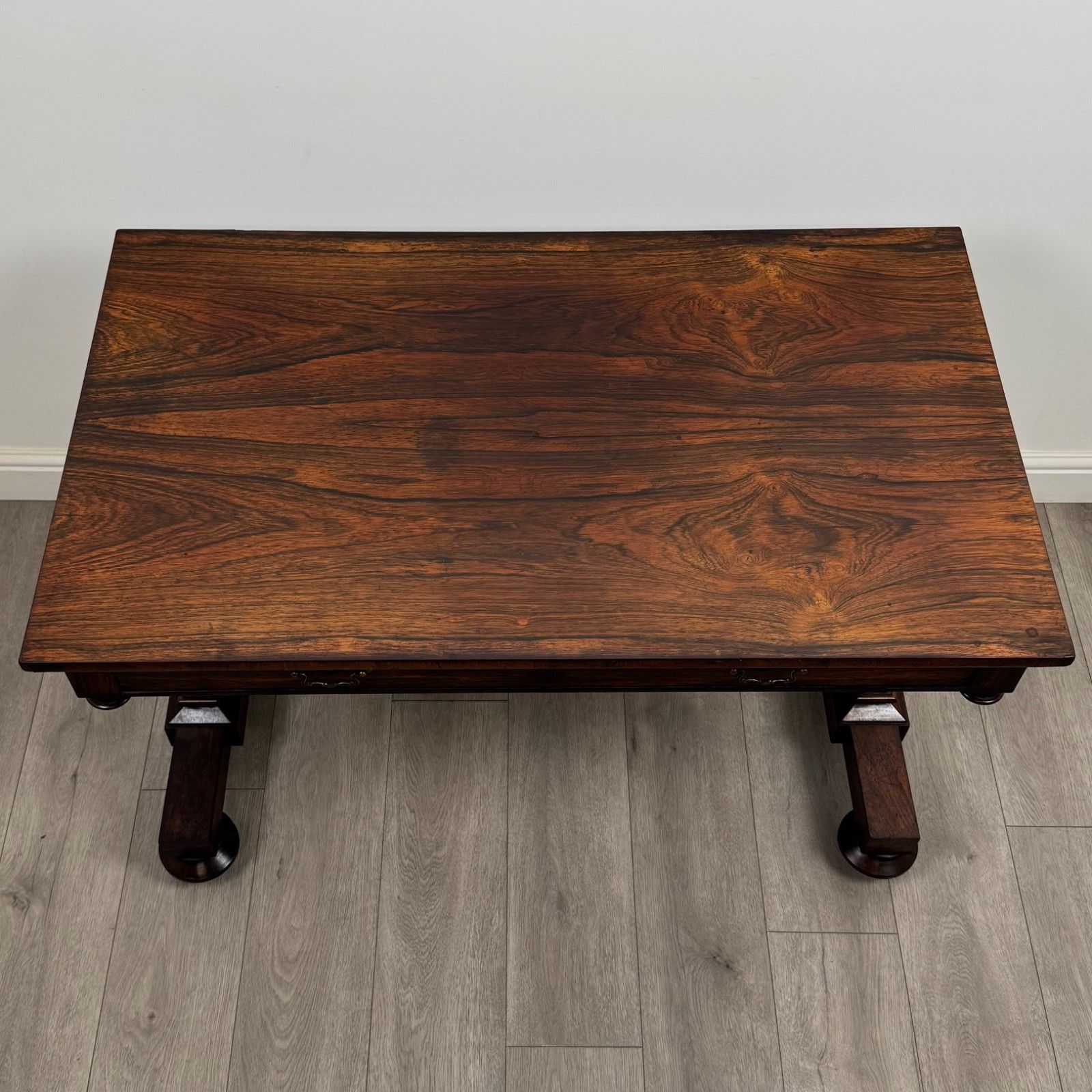 photo furniture Antique 19th Century Freestanding Rosewood Writing Table