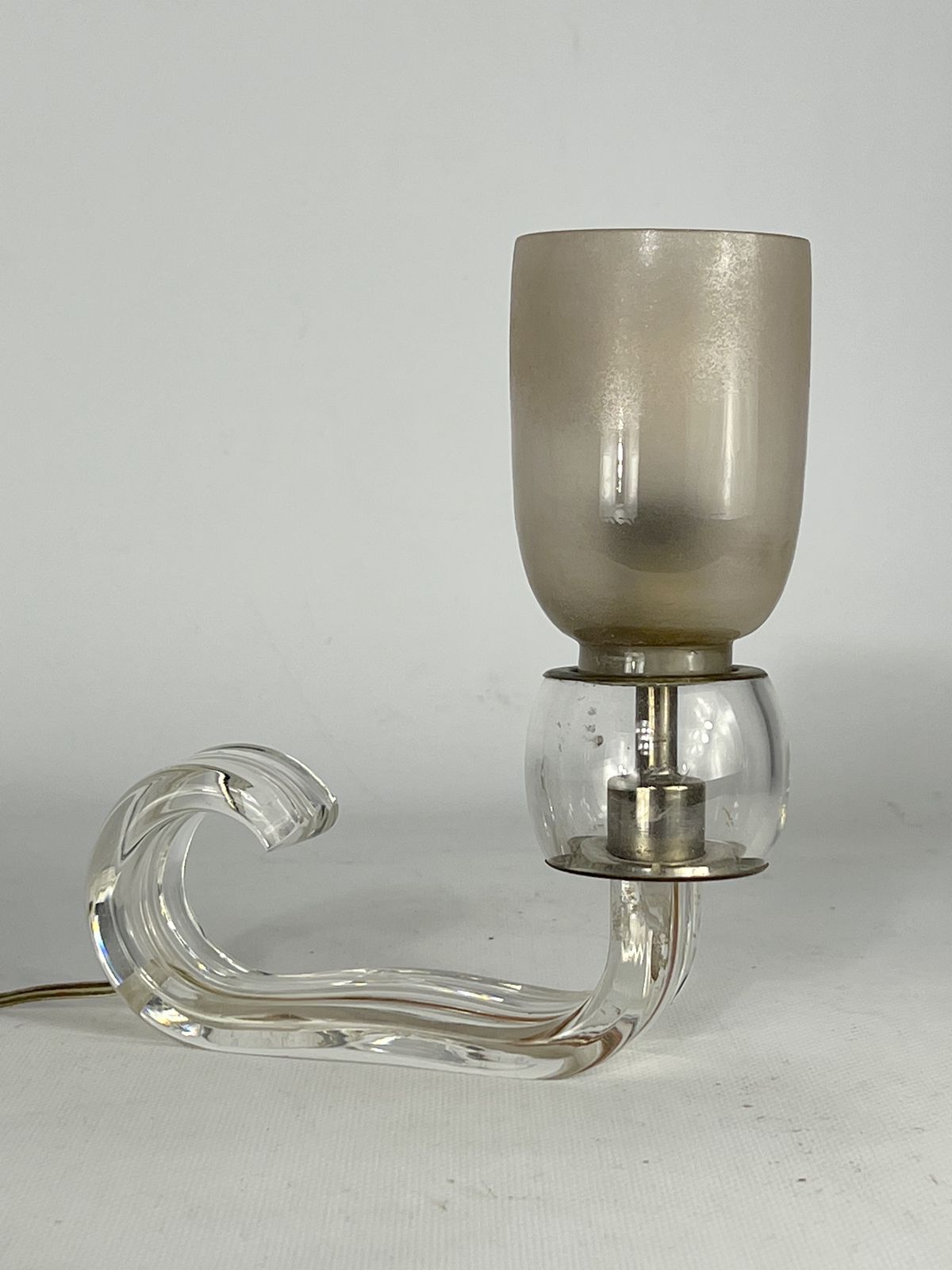 Art Deco Murano Glass Table Lamp By Barovier. Italy 1930s