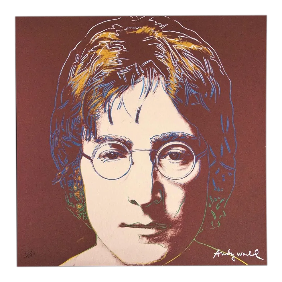 1986 Carnegie Museum Of Art After Andy Warhol "John Lennon" Lithograph