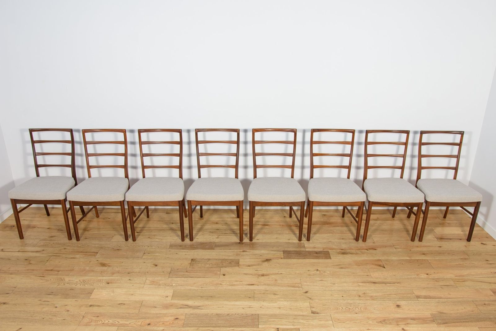 Mid Century Dining Chairs From McIntosh United Knigdom 1960s Set Of 8 photo Furniture