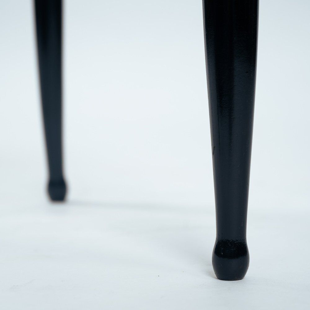 Spinetto Dining Chairs In Ebonised Straw By Chiavarine Fratelli, 1950s, Set Of 4 photo 2746.0