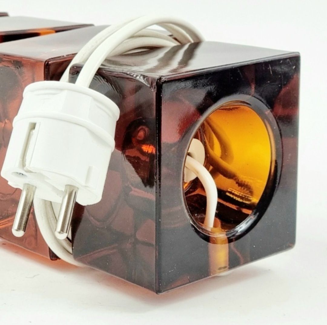 photo furniture Large Mid Century Scandinavian Art Glass & Brass Table Lamp By Carl Fagerlund For Orrefors, Sweden, 1960s