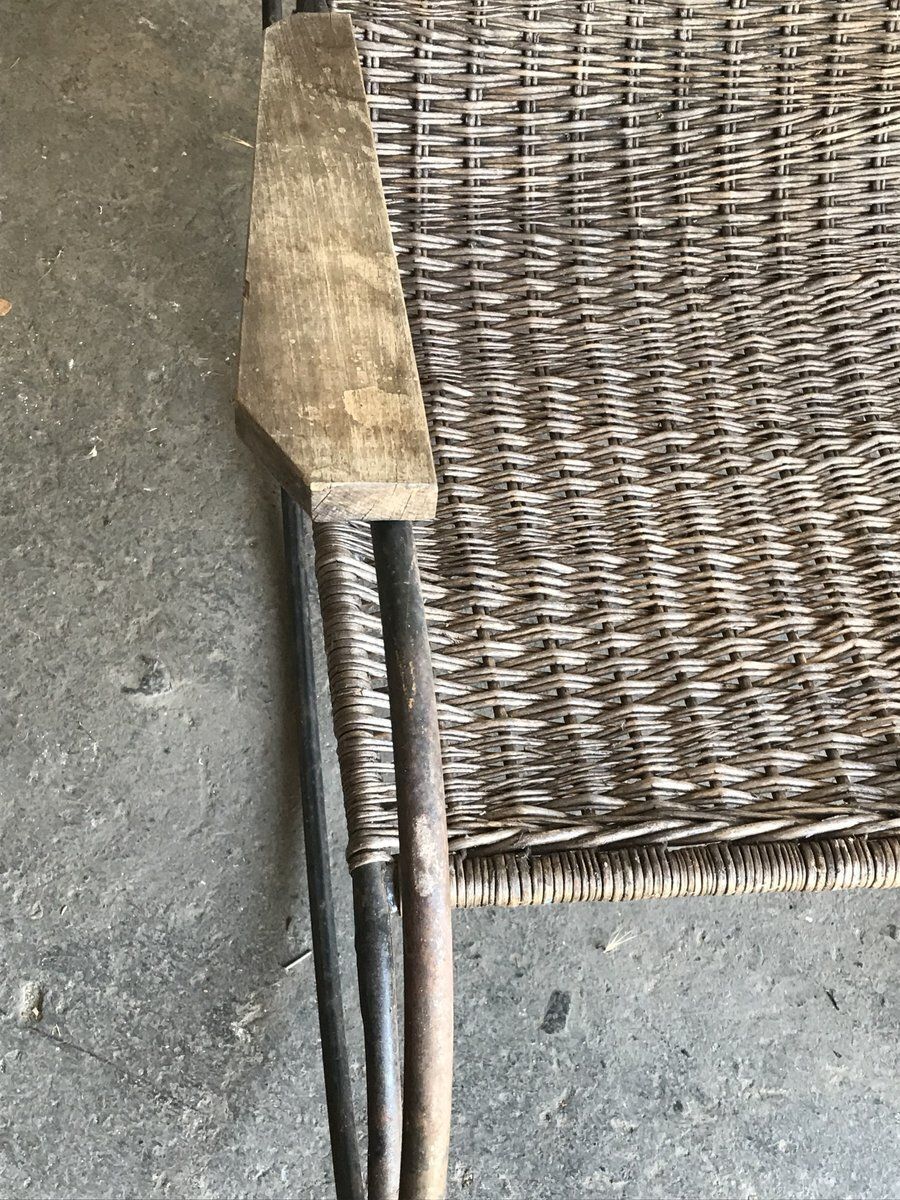 Mid Century Bentwood And Steel Rocking Chair, 1960s photo 952.0
