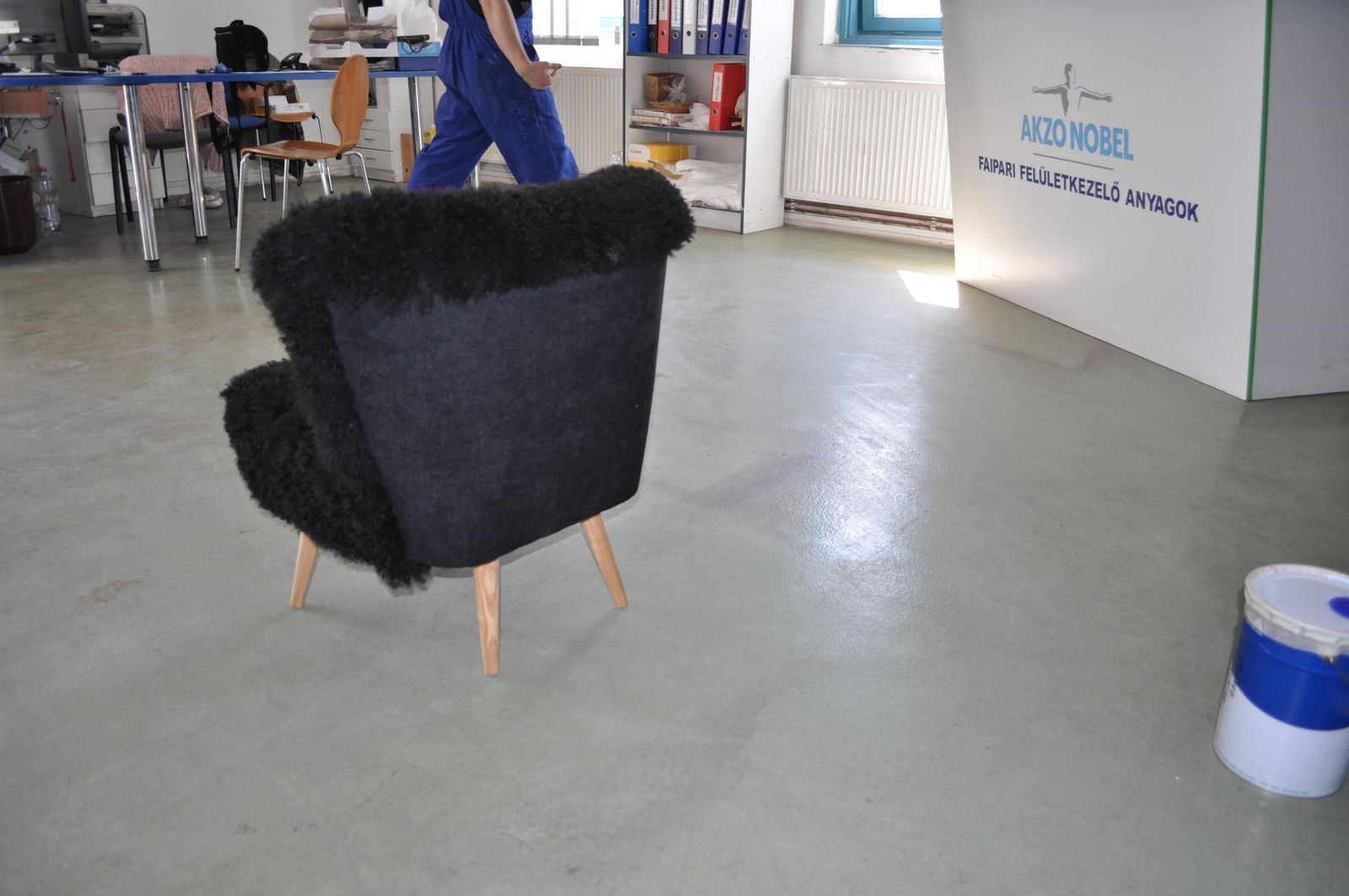 Mid Century Sheepskin Cocktail Chair, 1960s photo 1085.0