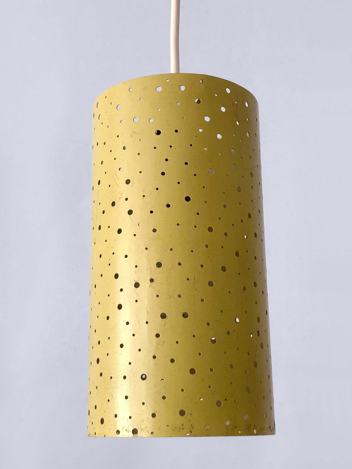 Elegant Mid Century Modern Pendant Lamp By Ernest Igl For Hillebrand 1950s photo Lighting