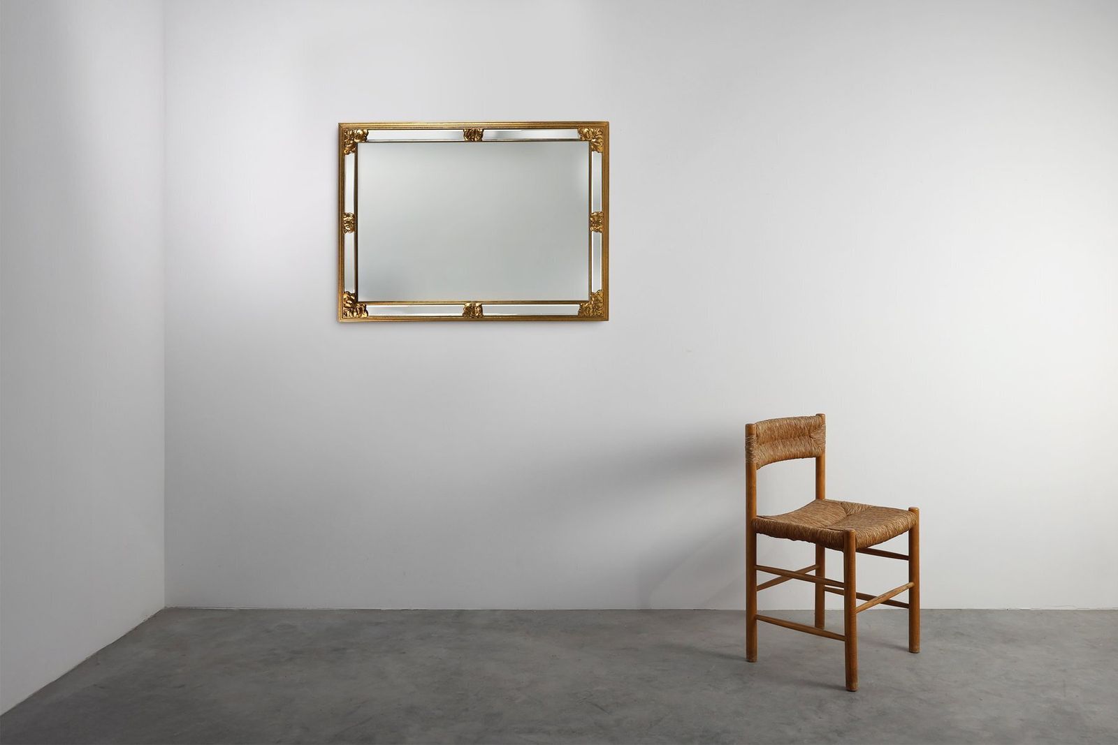 Ornamented Mirror From Deknudt, Belgium, 1950s photo furniture