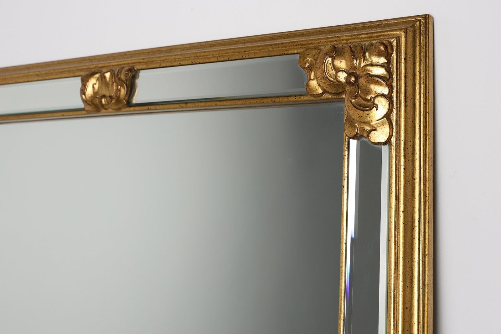 Ornamented Mirror From Deknudt, Belgium, 1950s photo for sale