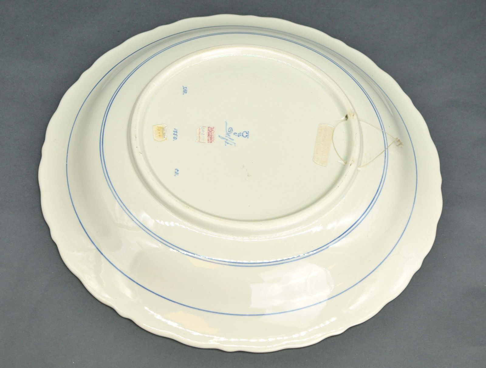 Porcelain Wall Plate After Michael Sweerts' Portrait Of A Young Boy With A Hat 1950's photo vinterior