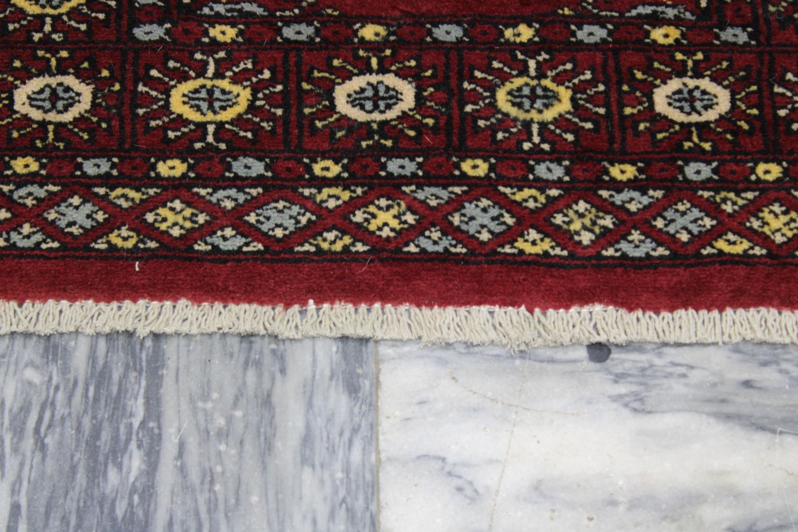 2x5 Red Afghan Bokhara Geometric Area Rug photo 176.0