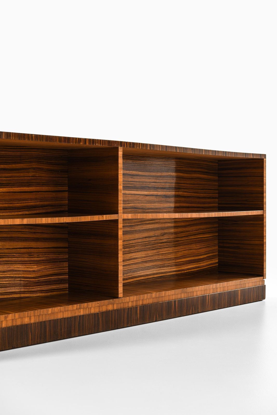 Macassar And Zebrano Bookcase By Axel Einar Hjorth, 1934 photo furniture