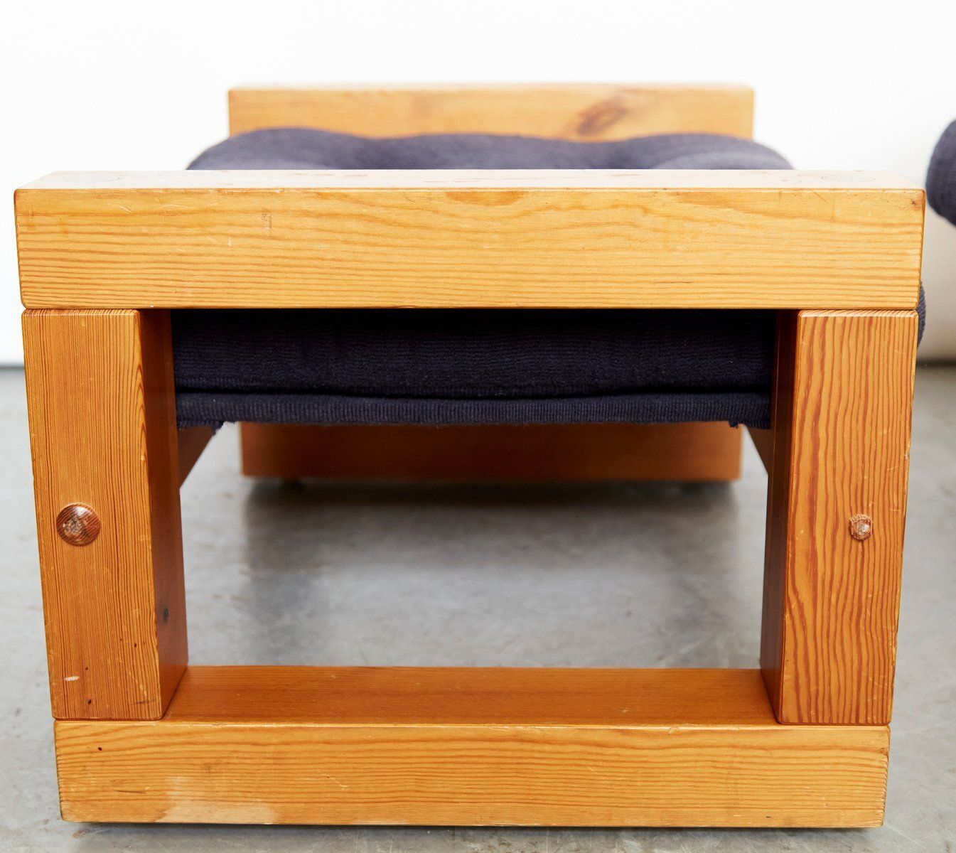 Patron Armchair & Footstool By Christer Lundén For Broby Nya Möbler Ab, 1974, Set Of 2 photo vinterior