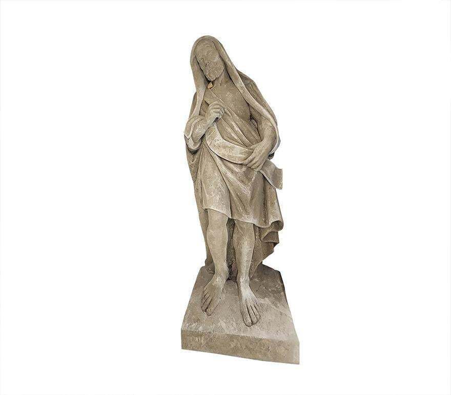 Statues Of The Four Evangelist 18th Century photo vintage