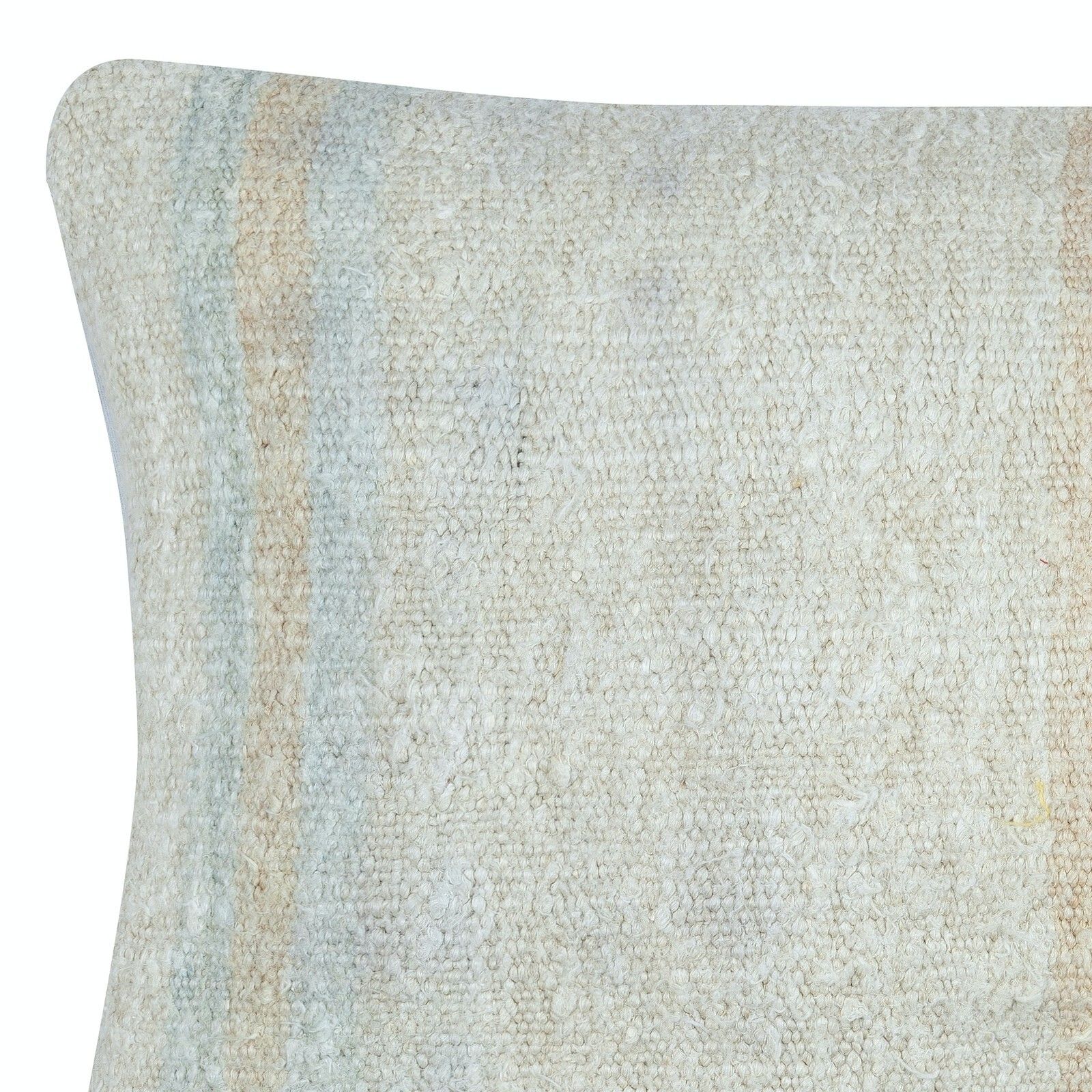 16"X24" Vintage Kilim Accent Pillow Cover. Handwoven Cushion. Hemp Throw Pillow photo for sale