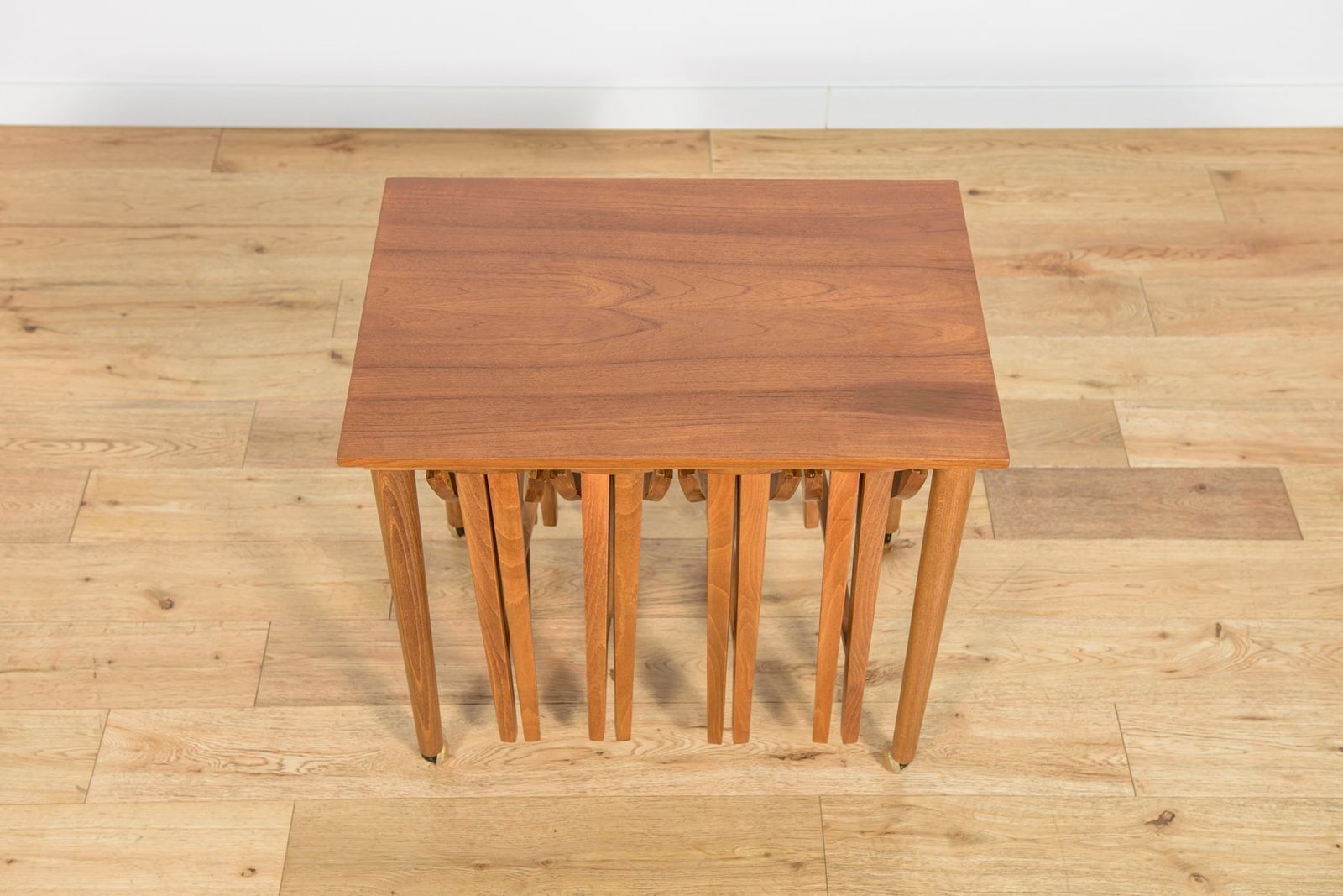 Mid Century Modern Danish Nesting Tables By Poul Hundevad For Novy Domov, Czechoslovakia, 1960s, Set Of 5 photo vinterior