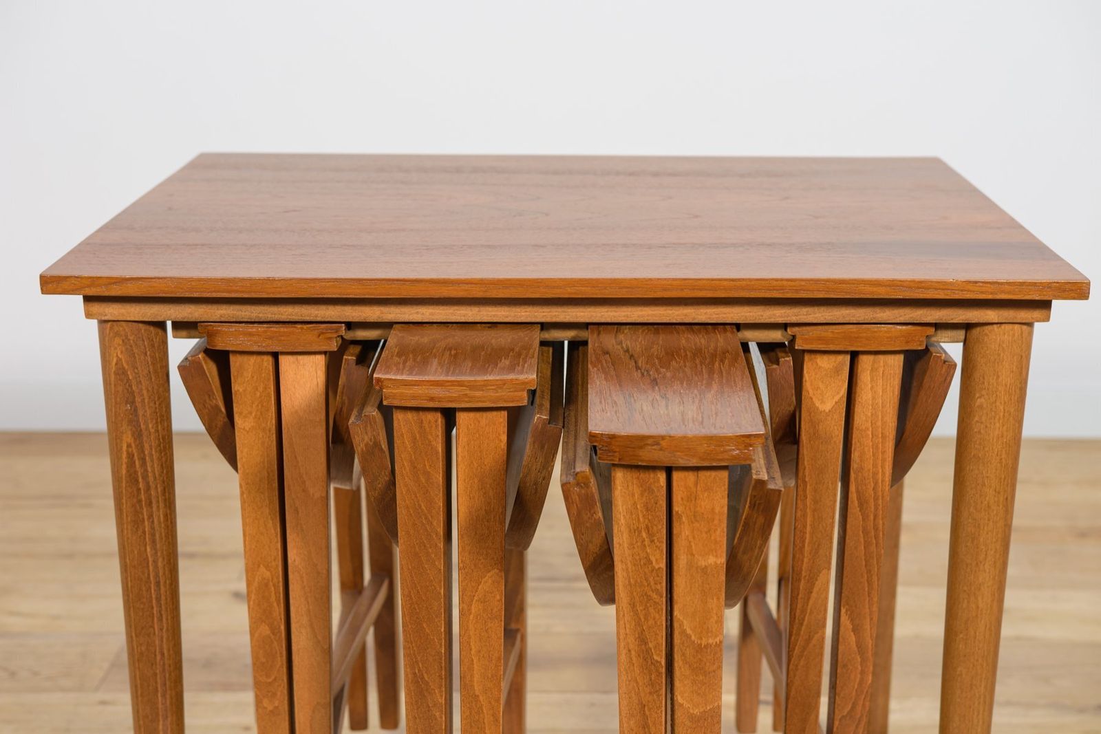 photo for sale Mid Century Modern Danish Nesting Tables By Poul Hundevad For Novy Domov, Czechoslovakia, 1960s, Set Of 5