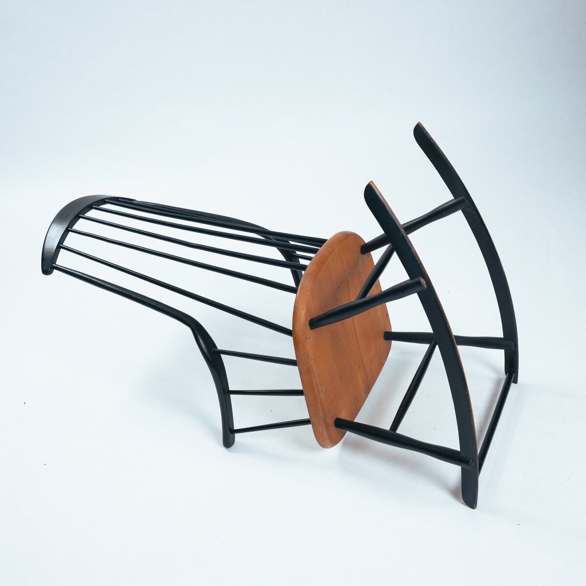 photo for sale Midcentury Modern Danish Rocking Chair By Lena Larsson Grandessa, 1950s