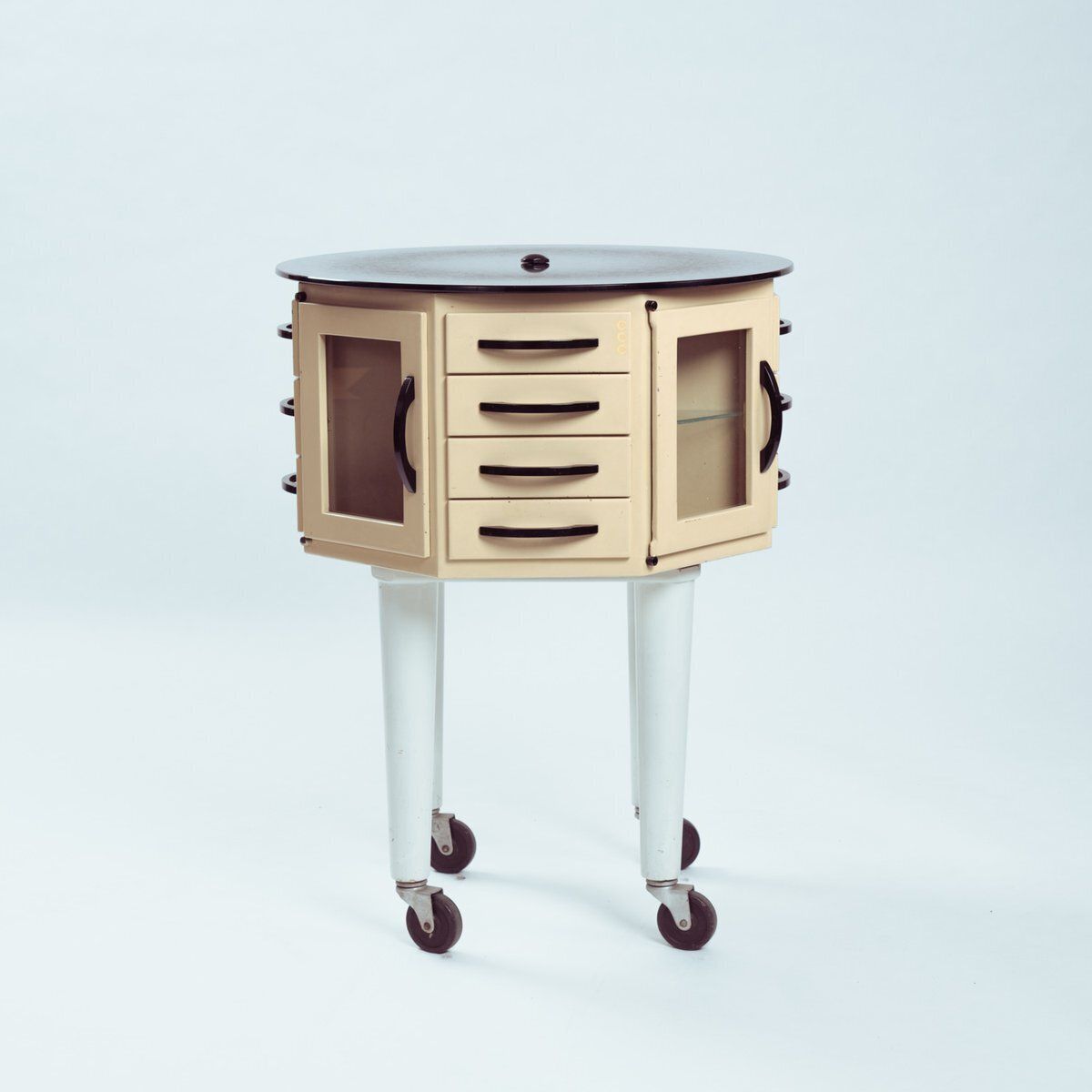 Industrial Turnable Dental Cabinet By Leon Martin, 1950s photo furniture